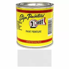 101l 1 Shot 101l-hp 1/2 Pint Lettering White Paint Enamel Pinstriping Oneshot