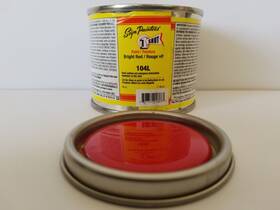 1 Shot 104l 4oz Qp. Bright Red Lettering Pinstriping Enamel One