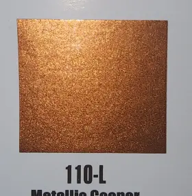 110l 1 Shot 4oz Qp. Metallic Copper Pin Striping Lettering Enamel One