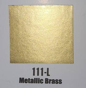 1 Shot 111l 4oz Qp. Metallic Brass Striping Lettering Enamel One