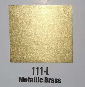 111l 1 Shot 4oz Qp. Metallic Brass Striping Lettering Enamel One