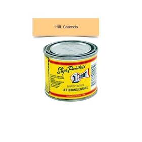 1-shot 118l/4z 118l 4oz Chamois Lettering Enamel Brush Pinstriping One Paint
