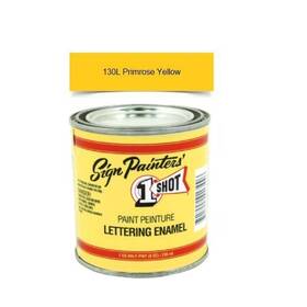 1 Shot 130l/8z 130l 8oz Primrose Yellow Letter Enamel Brush Pinstriping One Paint