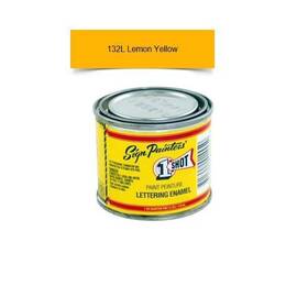 1 Shot 132l/4z 132l 4oz Lemon Yellow Letter Enamel Brush Pinstriping One Paint
