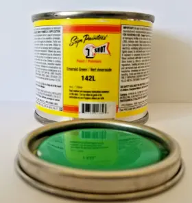 142l 1 Shot 4oz Qp. Emerald Green Pinstriping Enamel One