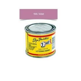 1-shot 160l/4z 160l 4oz Violet Lettering Enamel Brush Pinstriping One Paint