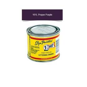 1-shot 161l/4z 161l 4oz Proper Purple Lettering Enamel Brush Pinstriping One Paint