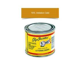 1-shot 191l/4z 191l 4oz Imitation Gold Lettering Enamel Pinstriping One Paint