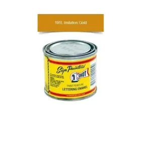 191l 1-shot 191l/4z 4oz Imitation Gold Lettering Enamel Pinstriping One Paint