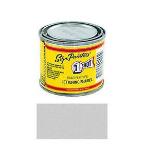 1 Shot 193l-qp 1/4 Pint 193l Metallic Silver Paint Lettering Enamel Pinstriping