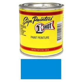 1 Shot 321605 1/2 Pint 153l Process Blue Paint Lettering Enamel Pinstriping One