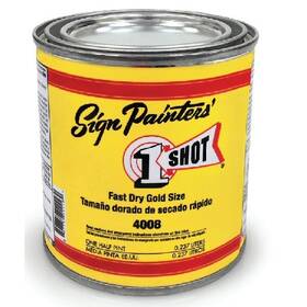 1-shot 4008/8z 4008 8oz Size Gold Leaf Lettering Pinstriping One Paint