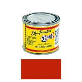 45128 1 Shot 1/4 Pint 104l Bright Red Paint Lettering Enamel Pinstriping One