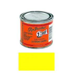 5656 1 Shot 1/4 Pint 200f Fluorescent Chartreuse Paint Lettering Enamel Pinstriping