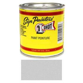 1 Shot 807350010594 1/2 Pint 193l Metallic Silver Paint Lettering Enamel Pinstriping