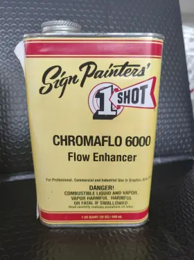 1 Shot 807350011430 One 6000 Flow Enhancer Quart Chromaflo G 98% Full