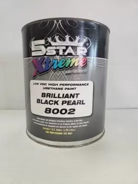 8002 5star 6592 Urethane Paint Brilliant Black Pearl Color Number #8002