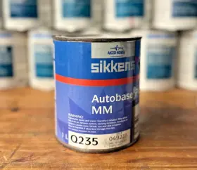 049235 Akzonobel Sikkens #049235 Autobase Plus Mm Q235 Brilliant Red Orange Trans. Qt