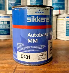 049431h Akzonobel Sikkens #049431h Autobase Plus Mm Q431 Yellow Transparent 1qt