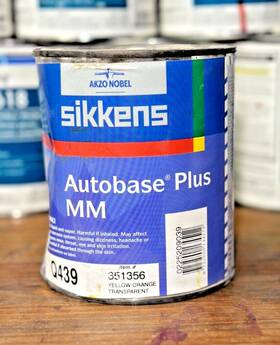 Akzonobel Sikkens #351156 Autobase Plus Mm Q439 Yellow Orange Trans 1qt