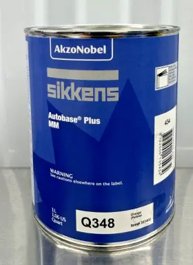 351403 Akzonobel Sikkens Q348 Autobase Plus Mm Toner Orange Yellow Ships Free