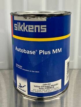 Akzonobel Sikkens Q843h 389818 Autobase Plus Mm Toner Yellow Orange Metallic
