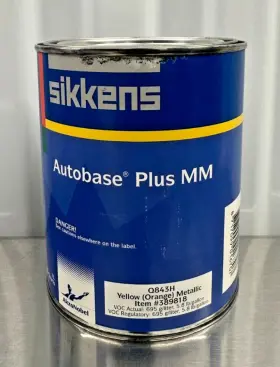389818 Akzonobel Sikkens Q843h Autobase Plus Mm Toner Yellow Orange Metallic