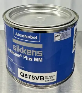 Q875vbsikkens Akzonobel Sikkens Q875vb #557943 Autobase Plus Mm Toner Sec Midcoatviolet Blue Pt Free