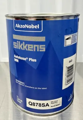 390931 Akzonobel Sikkens Q878sa #390931 Autobase Plus Mm Toner Sec Silver Argentum