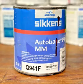0499928h Akzonobel Sikkens Q941f #0499928h Autobase Plus Mm Gold Pearl Fine 1qt