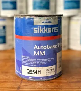 351558 Akzonobel Sikkens Q954h #351558 Autobase Plus Mm Blue Green Pearl Med 1qt