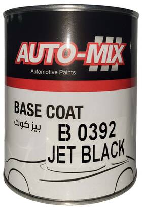 Auto Mix B0392 Jet Black / Deep Urethane Basecoat 1 Ratio