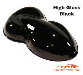 Auto Paint Hq 6566 Jet Black Basecoat With High Solids Clearcoat Gallon Car Vehicle Kit