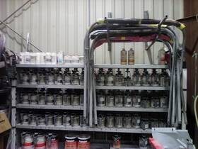 Axalta 12568 Paint Rack Already Stocked For Starting Out Qts And 16 Oz Cans With Syst