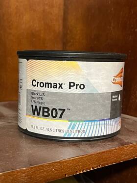 Axalta Cromax Pro Wb07 Mixing Black L/s 16.9fl Oz Full