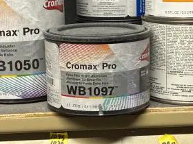 Wb1097 Axalta Cromax Pro Extra Fine Bright Aluminum 0.5 Litre Mixing Color