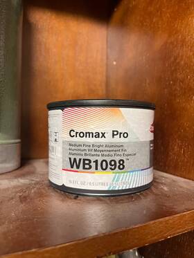 Axalta Cromax Pro Wb1098 Medium Fine Bright Aluminum 16.9fl Oz 0.5l Mixing Toner New
