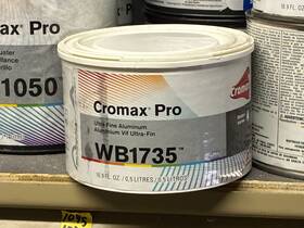 Axalta Cromax Pro Wb1735 Ultra Fine Aluminum 0.5 Litre Mixing Color