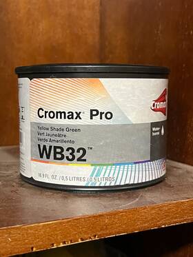 Axalta Cromax Pro Wb32 Yellow Shade Green 16.9fl Oz 0.5l Mixing Color