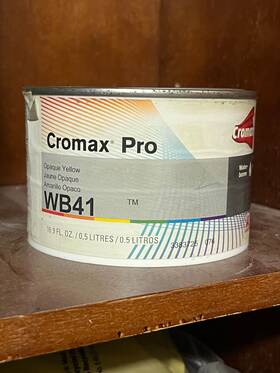 Axalta Cromax Pro Wb41 Opaque Yellow 16.9fl Oz 0.5l Mixing Color