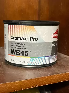 Wb45 Axalta Cromax Pro Transparent Yellow 16.9fl Oz 0.5l Mixing Color Free Shipping