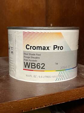 Axalta Wb62 Cromax Pro Blue Shade Red 16.9fl Oz 0.5l Mixing Color Free Shipping