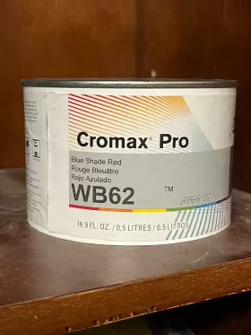 Wb62 Axalta Cromax Pro Blue Shade Red 16.9fl Oz 0.5l Mixing Color Free Shipping Wb62 Axalta Cromax Pro Blue Shade Red 16.9fl Oz 0.5l Mixing Color Free Shipping