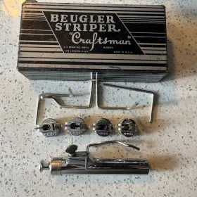 1988710 Beugler Vtg Striper Craftsman Car Automotive Pin Striping Kit With 4 Heads
