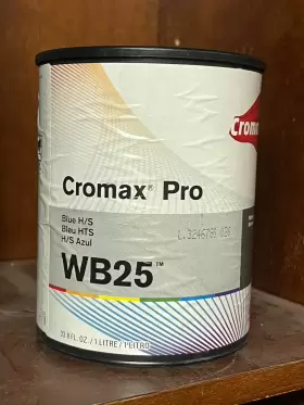 Wb25 Cromax Pro Mixing Color Blue H/s Car Paint 1 Liter New