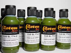 Custom Shop 34089 Camouflage Series 8 3 Oz Olive Green #34089 Urethane Bed Liner Tint