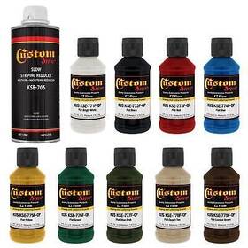 Custom Shop 4596 New 9 Flat Pinstripe Paint Colors-lettering Enamel-auto/car