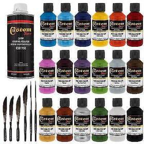 Custom Shop 5478 Lettering Enamel/pinstripe 18 Total Paint Colors