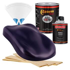 Custom Shop 5682 Hot Rods Glatz Majestic Purple Quart Full Kit Urethane Flat Auto Car Paint