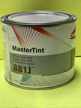 881j Dupont 012500787671 1 Pint Axalta Cromax Mastertint Yellow Oxide H/s Tint Toner Color 881j Dupont 012500787671 1 Pint Axalta Cromax Mastertint Yellow Oxide H/s Tint Toner Color